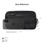 ALPAKA Elements Tech Case Mini X-Pac VX42 Black - Keeps You Clutter-Free - Sling Bag with Adjustable Strap, Weatherproof Fabric Fits Electronic Accessories, EDC Tech Organizer for Travel - Image 3