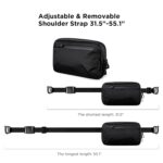 ALPAKA Elements Tech Case Mini X-Pac VX42 Black - Keeps You Clutter-Free - Sling Bag with Adjustable Strap, Weatherproof Fabric Fits Electronic Accessories, EDC Tech Organizer for Travel - Image 5