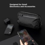 ALPAKA Elements Tech Case Mini X-Pac VX42 Black - Keeps You Clutter-Free - Sling Bag with Adjustable Strap, Weatherproof Fabric Fits Electronic Accessories, EDC Tech Organizer for Travel - Image 6