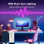 5 Meter Smart Neon Strip Lights | Neon Rope Lights | RGB LED Strip Lights | App Control Smart Neon Strip Lights | Music Sync RGB Lights | Multicolor LED Lights - Image 3