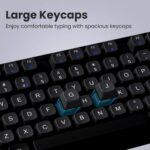Portronics Key9 Combo Wireless Keyboard and Mouse Set with Ergonomic Mouse, Multimedia Function Hotkeys, USB Receiver, Adjustable DPI, Long Key Life & Click Life for PC & Laptop(Black) - Image 5