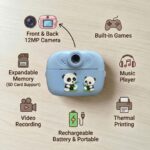 Instant Print Digital Camera for Kids & Adults | Inkless Printing | Dual Camera | 2.4” Color Display | Rechargeable | SD Card Support - Image 3