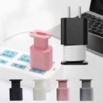 GadgetBite Silicone Charger Case for iPhone 18W/20W Chargers | Portable Cable Winder and Organizer | Travel-Friendly Anti-Break Protection (Charger Not Included) - Black - Image 3