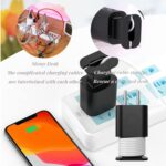 GadgetBite Silicone Charger Case for iPhone 18W/20W Chargers | Portable Cable Winder and Organizer | Travel-Friendly Anti-Break Protection (Charger Not Included) - Black - Image 5