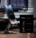 Prokart Premium 360° Rotatable Mobile Phone Holder Stand | Adjustable & Foldable Dock Tabletop Mount for All Smartphones, Tablets and iPad - Image 4