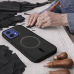 Jkobi Leather Finish Back Cover Case for Motorola Moto G85 5G (MagSafe Compatible Wireless Charging | Soft Touch | Camera Bump Protection) - Image 5