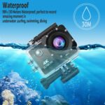 Action Camera 4K 30FPS, WiFi, Waterproof Camera Underwater 98ft，170 Degree Wide Angle Sports Camera, Multifunctional Accessories Package - Image 6