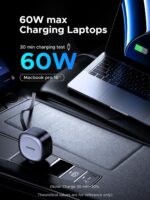 UGREEN 75W Retractable Car Charger 3 in 1 USB C Car Charger Fast Charging Cigarette Lighter Adapter Compatible with MacBook, iPad, iPhone 16 15, Galaxy S25 S24 - Image 4