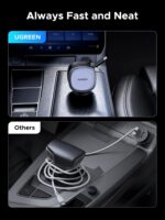 UGREEN 75W Retractable Car Charger 3 in 1 USB C Car Charger Fast Charging Cigarette Lighter Adapter Compatible with MacBook, iPad, iPhone 16 15, Galaxy S25 S24 - Image 7