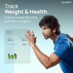 HART X2 Smart Ring, 8+ Days Battery, Fitness Tracker for Sleep, Recovery, Stress, Workout, Live Heartrate, Calories, Smart Ring for Men & Women, Buy Sizing Kit First, Titanium (Frost Silver, 11) - Image 4