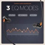 Noise Newly Launched Airwave Bluetooth in Ear Neckband with 50H of Playtime, 3 EQ Modes, ENC for Calling, Low Latency(Upto 50ms), 10mm Driver, BT v5.3(Jet Black) - Image 4