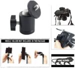SUBTON Metal Heavy Duty Ball Head Tilt Pan 360 Rotation for Tripod Stand Mount - Image 3