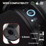 Audio Array AM-C11 XLR/USB Dynamic Podcast Microphone | Built-in Monitoring | One Touch Mute and Volume Control | Premium Metal Build | 2M XLR & USB Cable | Streaming, Gaming, Podcasting, Singing - Image 5