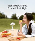 hohem iSteady V3 Ultra Gimbal Stabilizer for iPhone,Phone Gimbal with AI Tracking,Built-in Extendable Rod & Tripod,Fill Light,Detachable Remote Control,Stabilizer for Video Recording| White - Image 5