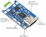 10,Pcs TP4056 USB-C Charging Module for 18650 Lithium Battery, 3.7V DIY Charger Board with 2 pcs LED Battery Indicator Set - Image 7
