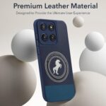 Jkobi PU Leather Finish Back Cover Case for Motorola Moto Edge 60 Stylus (Professional Minimalist Texture | MagSafe Compatile | Camera Protection | Sleek Sober Formal) - Image 6