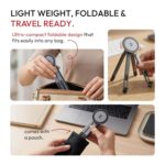 Capes MagLock 3-in-1 Laptop Stand | Mag-Safe Phone & Tablet Holder | 8 Level Height Adjustment | Aluminium Foldable 150g | Fits All Laptops up to 16 inch | Travel Pouch Included - Image 5