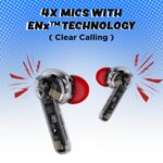 Boat Airdopes 458 TWS Wireless Earbuds with Spatial Bionic Sound by THX,in Ear, Enx Tech, 30H Playtime, Beast Mode, Signature Sound, ASAP Charge,IPX5,Touch Control(Active Black) - Image 5