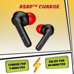 Boat Airdopes 458 TWS Wireless Earbuds with Spatial Bionic Sound by THX,in Ear, Enx Tech, 30H Playtime, Beast Mode, Signature Sound, ASAP Charge,IPX5,Touch Control(Active Black) - Image 7