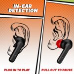 Boat Airdopes 458 TWS Wireless Earbuds with Spatial Bionic Sound by THX,in Ear, Enx Tech, 30H Playtime, Beast Mode, Signature Sound, ASAP Charge,IPX5,Touch Control(Active Black) - Image 8