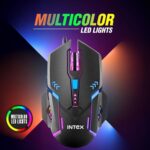 Intex Nova Gaming Wired Mouse | 4 DPI Shift with Max 3200 DPI | RGB Light | 1 Million Button & Smooth Scrolling | 1.4m Plug & Play Cable | Ergonomic Mouse for Win/iOS/Android (Black) - Image 4