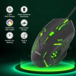 Intex Nova Gaming Wired Mouse | 4 DPI Shift with Max 3200 DPI | RGB Light | 1 Million Button & Smooth Scrolling | 1.4m Plug & Play Cable | Ergonomic Mouse for Win/iOS/Android (Black) - Image 8