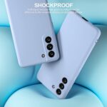 DIZORO® Liquid Silicone Case with Microfiber Coushioning Compatible for Samsung Galaxy S21 FE 5G Shockproof Slim Back Cover, Gel Rubber Full Body Protection - Carolina - Image 3