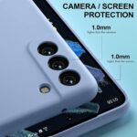 DIZORO® Liquid Silicone Case with Microfiber Coushioning Compatible for Samsung Galaxy S21 FE 5G Shockproof Slim Back Cover, Gel Rubber Full Body Protection - Carolina - Image 4
