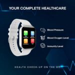voltmi Smart Watch for Women | Body Temperature Measure | Fitness Tracker with Multiple Sports Modes | Heart Rate Monitor | Blood Oxygen | IP67 Water Resistant, for iOS/Android (Rose Gold) - Image 6