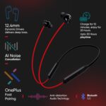 Original Premium Performance Compatible with OnePlus Wireless Bullet Z2 Neckband Earphones – 30H Backup Red (MB6HG65) (MWER98) - Image 4