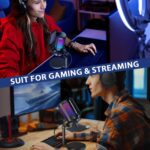 Fifine USB Microphone for PC Gaming, Computer Desktop Streaming Microphone with Mute Button, Gain Knob for Video Podcast, RGB Mic for PS4/PS5, Laptop A6NEO - Image 6