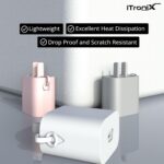 iTronix Silicone Case for iPhone 20W Charger Power Adapter | Travel-Friendly Anti-Break Protection (Black) - Image 6