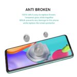 Bubble Proof Tempered Glass Screen Protector for Realme Narzo 80 Lite 4G full screen coverage (Black) (Pack of 1) - Image 3