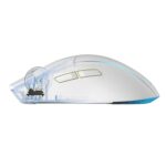 Corsair M75 Wireless RGB Lightweight FPS Gaming Mouse – 26,000 DPI – Swappable Side Buttons – iCUE Compatible – PC – White - Image 3