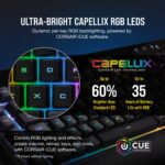Corsair K57 RGB Wireless Gaming Keyboard with Slipstream Wireless Technology, Backlit RGB LED, Black - Image 5
