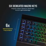 Corsair K57 RGB Wireless Gaming Keyboard with Slipstream Wireless Technology, Backlit RGB LED, Black - Image 6