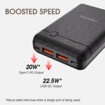 Candytech PB3C2 10k Mah 22.5W PDQC Compact Powerbank | 18W Fast Charging Input via a Type-C Port … - Image 3