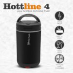 Jaypee Plus Hottline 4-320X4 ml Stainless Steel Electric Lunch Box for Men & Women|Shockproof Design|BPA Free|Reheat Food in 30 Minutes|Convenience case for Power Cord|Inbuilt Thermostat,Black - Image 5