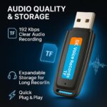 FREDI HD PLUS Pen Drive Voice Recorder 32GB Support | Portable Audio Recording Device | 5–6 Hours Recording | 2–3 Hours Battery Backup | Clear Sound for Lectures, Office, Meetings & Interviews - Image 5