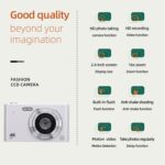 ASHATA 48MP 4K Digital Camera, Retro CCD Camera Digital SLR Camera for Photography, 16x Zoom, 2.4 Screen, Built in Flash, Autofocus, Vlogging Video Cameras for Travel (White) - Image 3
