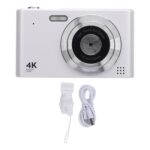 ASHATA 48MP 4K Digital Camera, Retro CCD Camera Digital SLR Camera for Photography, 16x Zoom, 2.4 Screen, Built in Flash, Autofocus, Vlogging Video Cameras for Travel (White) - Image 7