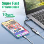 AGARO USB Type C to USB 3.0 OTG Cable, Adapter, Connector, Fast Charging, Data Transfer Speed Up to 10 GBPS, Compatible with Laptops, Tablets, Smartphone and Chargers - Image 3