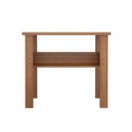 Amazon Brand - Solimo Ace Engineered Wood Computer Desk with One Tier Shelves Laptop Study Table for Office Home Workstation Writing Modern Desk - Leon Teak (90 cm x 45 cm x 71 cm) - Image 4