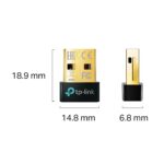 TP-Link USB Bluetooth Adapter for PC, 5.3 Bluetooth Dongle Receiver (UB500) Supports Windows 11/10/8.1/7 for Desktop, Laptop, Mouse, Keyboard, Printers, Headsets, Speakers, PS4/ Xbox Controllers. - Image 3