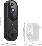 1080P Video Doorbell Camera Wireless with Chime Ringer, Cloud Storage, Live Image, 2-Way Audio, Night Vision, 2.4Ghz WiFi, Indoor Surveillance, Real-Time Alert - Image 6