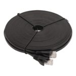 Gigabit Network Cable, CAT6 Network Cable 1000Mbps RJ45 Port for Routers (Black) - Image 7