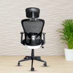 Office Chairs for Work from Home - Eagle OC120 | Ergonomic Revolving Study, Computer, Gaming Chair | Royal Synchro Tilt Recline Mechanism | 2D Armrest, Adjustable Lumbar | High Back | Black - Image 6
