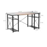 TEKAVO - Computer Table for Home Office with Storage | 160 cm Length |(X-Large- (160 CM)) / DIY - Image 4
