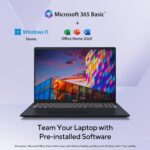 ASUS Vivobook 16, Snapdragon X, 16GB RAM, 512GB SSD, FHD+ 16", Windows 11, Office Home 2024, Quiet Blue, 1.88kg, X1607QA-MB049WS, Qualcomm Adreno iGPU, 45TOPS, M365 Basic (1Year)* Laptop - Image 5