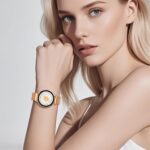 AM28 Health and Fitness Smartwatch for Women, 24/7 Heart Rate, 150+ Exercise Modes, Sleep Tracking， AMOLED Display, Gold - Image 3